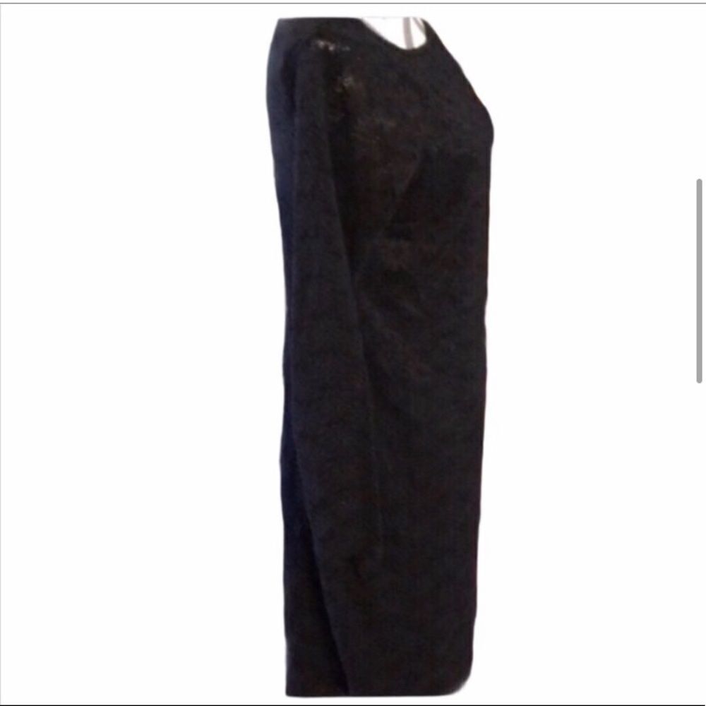 Ingrid & Isabel Black Lace Long Sleeve Maternity Dress Small NWT